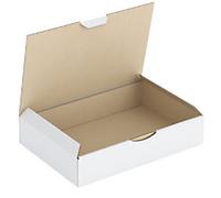 RAJA Corrugated Box Corrugated Cardboard 170 (W) x 50 (D) x 240 (H) mm White Pack of 50