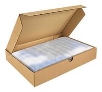 RAJA Corrugated Box Corrugated Cardboard 220 (W) x 50 (D) x 240 (H) mm Brown Pack of 50