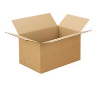 RAJA Corrugated Box Single Wall Corrugated Cardboard 152 (W) x 152 (D) x 229 (H) mm Brown Pack of 25