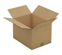 RAJA Corrugated Box Single Wall Corrugated Cardboard 300 (W) x 270 (D) x 400 (H) mm Brown Pack of 15