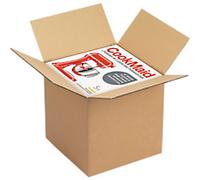 RAJA Corrugated Box Single Wall Corrugated Cardboard 400 (W) x 400 (D) x 400 (H) mm Brown Pack of 10