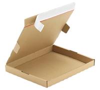 RAJA Folding Box Single Wall Corrugated Cardboard 186 (W) x 22 (D) x 218 (H) mm Brown Pack of 10