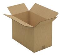 RAJA Folding Carton Double Wall Corrugated Cardboard 330 (W) x 330 (D) x 457 (H) mm Brown Pack of 10