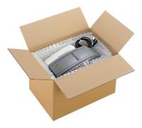 RAJA Folding Carton Single Wall Corrugated Cardboard 140 (W) x 140 (D) x 200 (H) mm Brown Pack of 15