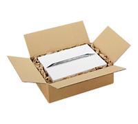 RAJA Folding Carton Single Wall Corrugated Cardboard 215 (W) x 100 (D) x 310 (H) mm Brown Pack of 25
