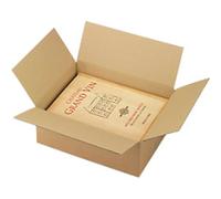 RAJA Folding Carton Single Wall Corrugated Cardboard 270 (W) x 140 (D) x 350 (H) mm Brown Pack of 25