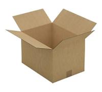 RAJA Folding Carton Single Wall Corrugated Cardboard 285 (W) x 250 (D) x 385 (H) mm Brown Pack of 25