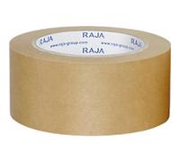 RAJA Packaging Tape Brown 50 mm (W) x 50 m (L) Paper Pack of 36