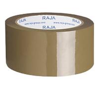 RAJA Packaging Tape Brown 50 mm (W) x 66 m (L) Polypropylene