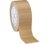 RAJA Packaging Tape N/A Brown 50 mm (W) x 25 m (L) Paper Pack of 36