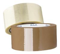 RAJA Packaging Tape Transparent 48 mm (W) x 66 m (L) PP (Polypropylene) P48NLC