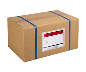RAJA Self Seal Document Enclosed Envelopes C7 Transparent 10 (W)x 11.3 (H) cm Pack of 1000