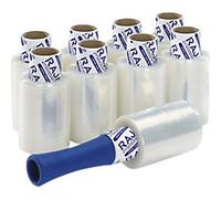 RAJA Stretch Film Wrap 100 mm (W) x 150 m (L) 17 Micron Transparent Pack of 20