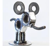 'Raja' The Elephant Recycled Scrap Metal Art Sculpture made from Nuts and Bolts