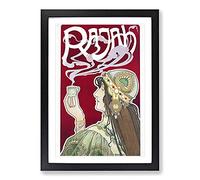 Rajah by Henri Privat-Livemont Framed Print | A2 Black Framed Wall Art | Ready to Hang | Modern Nature Picture | Living Room Bedroom Lounge Office