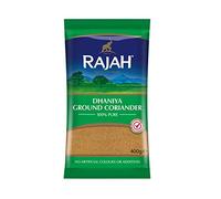 Rajah Spices Dhaniya Ground Coriander | Coriander Powder | Ada | Adarak | ADU | Adaraka | Adrak | (400g)