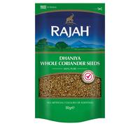 RAJAH Spices Dhaniya Whole Coriander Seeds 50G
