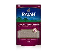 Rajah Spices Ground Black Pepper | Pepper | Piper Nigrum | Gola Marica | Kaalee Mirc | Kali Mari | Kaali Mirch | Kali Mirch | (100g)