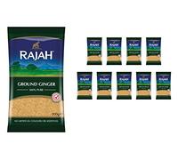 Rajah Spices Ground Ginger Powder | Ada | Adark | ADU | Adrak | (300g (Pack of 10))