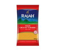 Rajah Spices Haldi Ground Turmeric Holud Haldi Haldar Haladi 400g