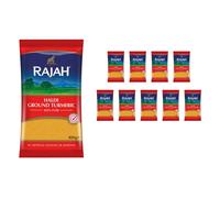 Rajah Spices Haldi Ground Turmeric | Holud | Haldi | Haldar | Haladi | (400g (Pack of 10))