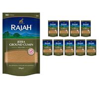 Rajah Spices Jeera Ground Cumin | Jeera | Cumin Powder | Jiru | JIRA | (100g (Pack of 10))