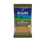 Rajah Spices Jeera Ground Cumin | Jeera | Cumin Powder | Jiru | JIRA | (400g)