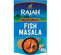 Rajah Spices Pick & Mix Any 5 - Customisable Spice Selection - Choose from Ground Spices, Whole Spices, Masala Blends, Seasonings and Curry Powder Home Masala UK (Fish Masala 80g Rajah)