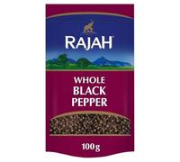 Rajah Spices Pick & Mix Any 5 - Customisable Spice Selection - Choose from Ground Spices, Whole Spices, Masala Blends, Seasonings and Curry Powder Home Masala UK (Whole black pepper 100g)