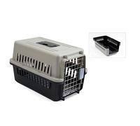 Rajani Pet Carrier Grey 48 x 32 cm - Ideal for Traveling with Your Pet