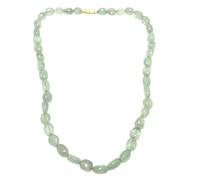 Rajasthan Gems Bead Necklace Strand Beaded Natural Green Strawberry Quartz Gem Stone Gemstone Tumble Beads G785