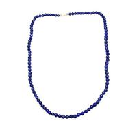Rajasthan Gems Beaded Necklace Mala Natural Lapis Lazuli Gem Stone Gemstone Women Gift H941