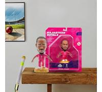 Rajasthan Royals Collectable Jofra Archer 3-Inch Premium Display Figure with 360° Rotatable Head, Ideal for IPL Fans and Cricket Memorabilia Collectors