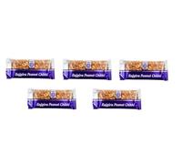 Rajgira Peanut Chikki 45g - Traditional Indian Amaranth & Peanut Brittle - Jaggery-Based Crunchy Snack - Gluten-Free Vegetarian Energy Bar - Ready-to-Eat Sweet Treat (Pack of 5)
