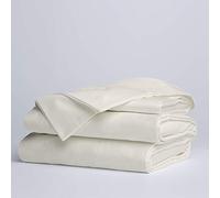 Rajlinen Full XL Cotton Bed Sheets - 400 Thread Count - 100% Cotton -Fitted Sheet with 12-15 inches deep to fit snugly on deep Mattress with Elastic All Around - (Ivory Solid -Full-XL)