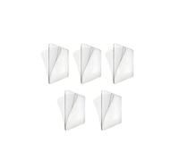 RajNeels 24Pcs Pre-Cut Crystal Clear Multipurpose Mounting Adhesive Tape Square Shape 2.5cm
