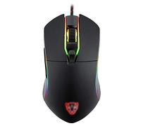 RajoNN Mice Wired Gaming Mouse, RGB Backlight, 6-speed DPI Adjustable, Ergonomic USB Mechanical Computer Mice, for PC Laptop
