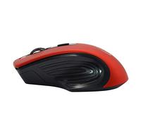 RajoNN Mice Wireless Mouse, 2.4GHz USB Multi-Device Silent PC Mouse, 1600DPI Ergonomic Portable Mice, for Laptop Computer Windows (Color : Red)