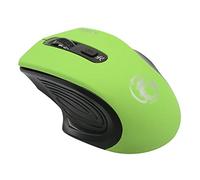 RajoNN Mice Wireless Mouse, 2.4GHz USB Multi-Device Silent PC Mouse, 1600DPI Ergonomic Portable Mice, for Laptop Computer Windows (Color : Green)