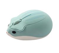 RajoNN Mice Wireless Mouse, Cute Hamster Shaped Computer Mice, 1200DPI Portable USB Cordless Mouse, for PC Laptop Computer Notebook (Color : Blue)