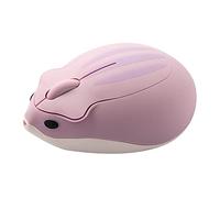 RajoNN Mice Wireless Mouse, Cute Hamster Shaped Computer Mice, 1200DPI Portable USB Cordless Mouse, for PC Laptop Computer Notebook (Color : Purple)