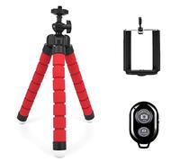 RajoNN Mobile Phone Tripod Mini Mobile Phone Tripod Holder Flexible Octopus Tripod Bracket For Phone Camera Selfie Stand Mount Mobile Phone Live Tripod (Color : Deep Yellow)