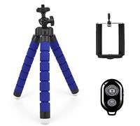 RajoNN Mobile Phone Tripod Mini Mobile Phone Tripod Holder Flexible Octopus Tripod Bracket For Phone Camera Selfie Stand Mount Mobile Phone Live Tripod (Color : Deep Yellow)