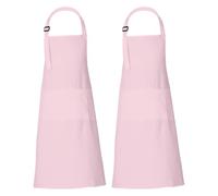RAJRANG 100% Cotton Professional Apron with 3 Pockets Cooking Chef Aprons - Available in Various Vibrant Colors for Restaurant, Coffee House, Baking, Home Kitchen, Gardening BBQ