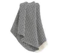 RAJRANG Cotton Throws for Sofa Super Soft Diamond Decorative Farmhouse Reversible Settee Throw Blanket for Couch Single Bed Arm Chair Cover Caribbean Sea Blue 127 x 152 cm