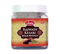RAJWADI KESHARI MILK MASALA | With Dryfruits & Kesar | Doodh Masala Powder | Healthy & Nutritious Drink Mix Made With Almond, Cardamom, Saffron, Pista & Cashew For Desserts & Beverages (100 G)