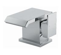 RAK Ceramics Art Cubis Mono Basin Mixer Tap | Chrome | Metal | 83mm x 93mm x 123mm