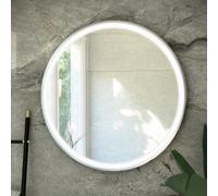 RAK Ceramics Art Round Illuminated LED Mirror | Chrome | Glass/Aluminium | 600mm x 600mm