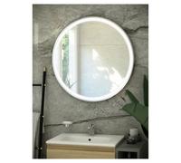 RAK Ceramics Art Round Illuminated LED Mirror | Chrome | Glass/Aluminium | 600mm x 600mm