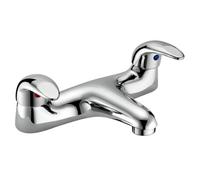 RAK Basic Chrome Twin Lever Bath Filler Tap - RAKBAS3004